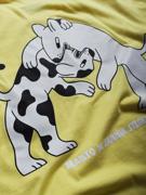 MANTO dogs tshirt - yellow